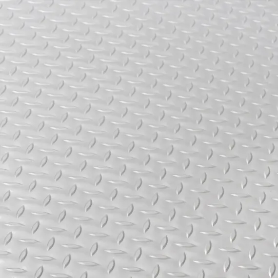 Supafloor Checker Plate Flooring Silver