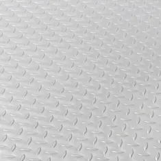 Supafloor Checker Plate Flooring Silver