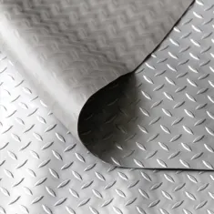 Supafloor Checker Plate Flooring Silver