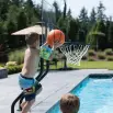 Swim N' Dunk Dual Post Basketball Ring