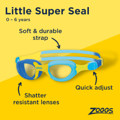 Zoggs Tots Super Seal Goggles Orange