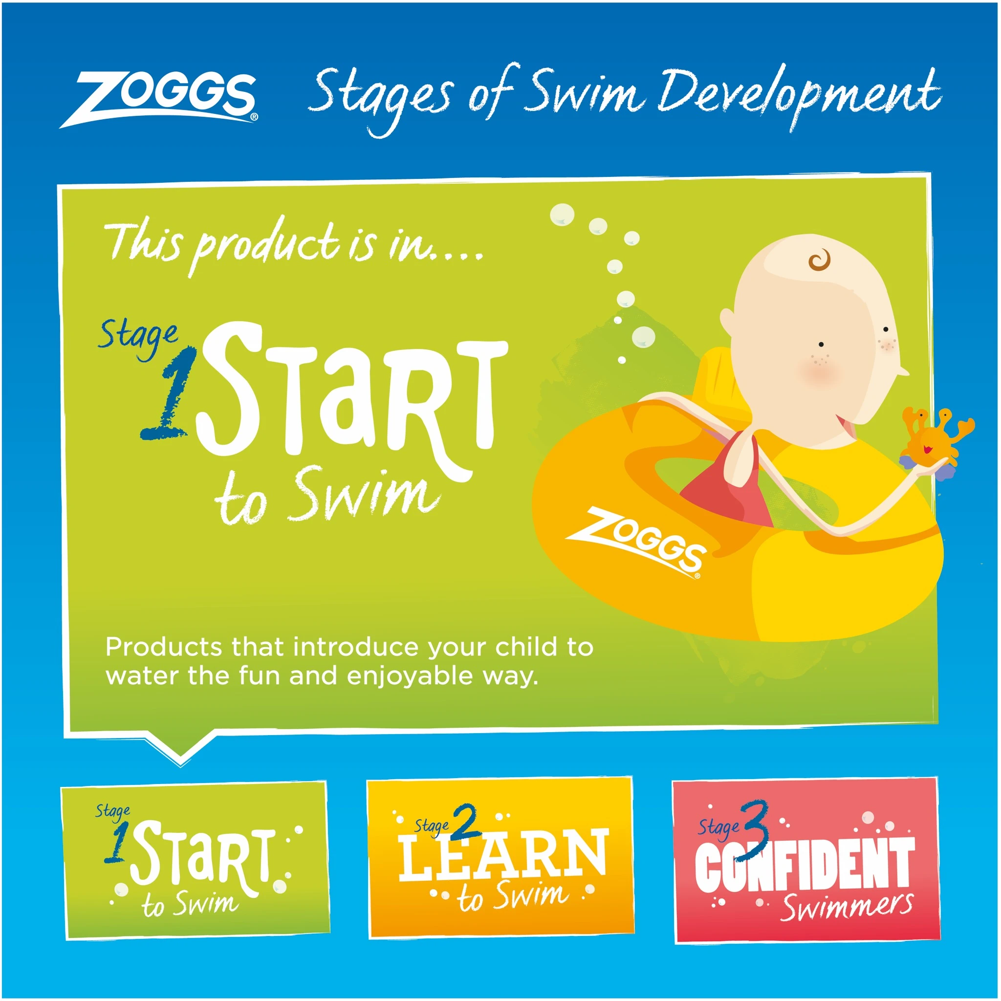 Zoggs Zoggy Trainer Seat 0-12 Month