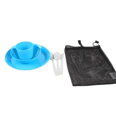 Camp Dinner Set 6pc With Net Bag