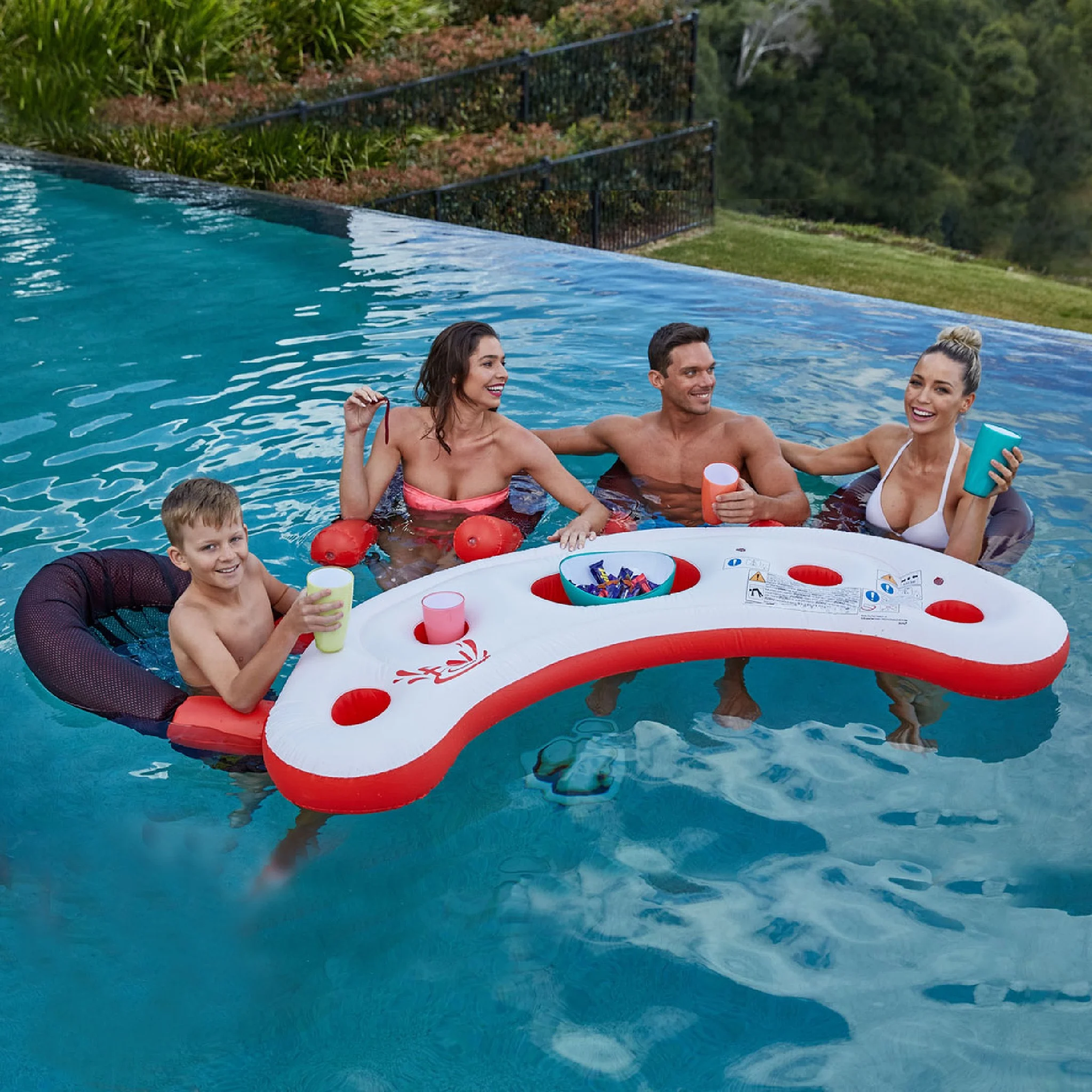 Aqua-Ride 4-Seat Floating Bar