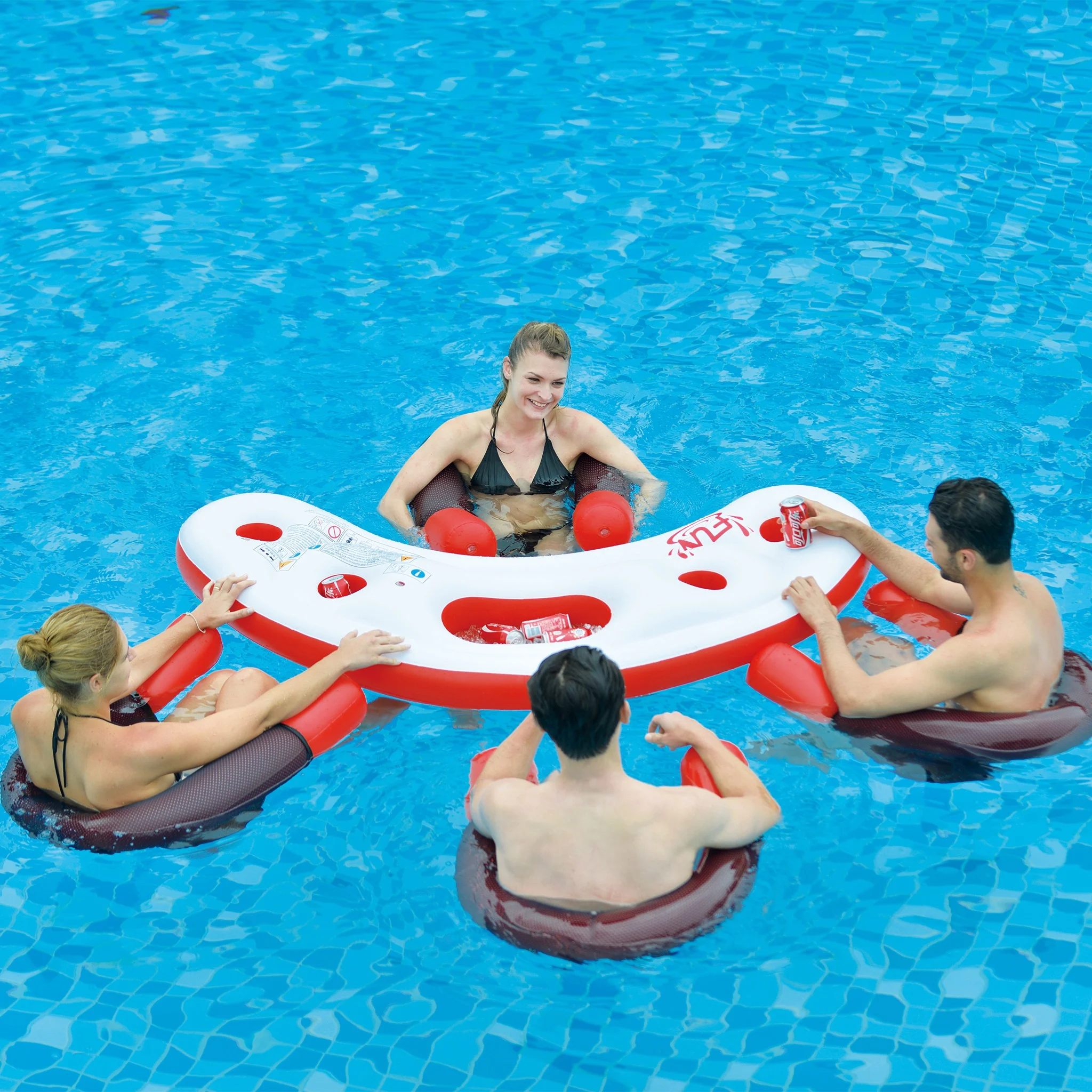 Aqua-Ride 4-Seat Floating Bar