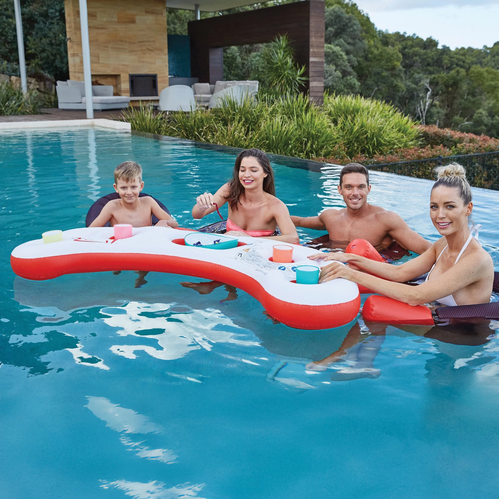 Aqua-Ride 4-Seat Floating Bar