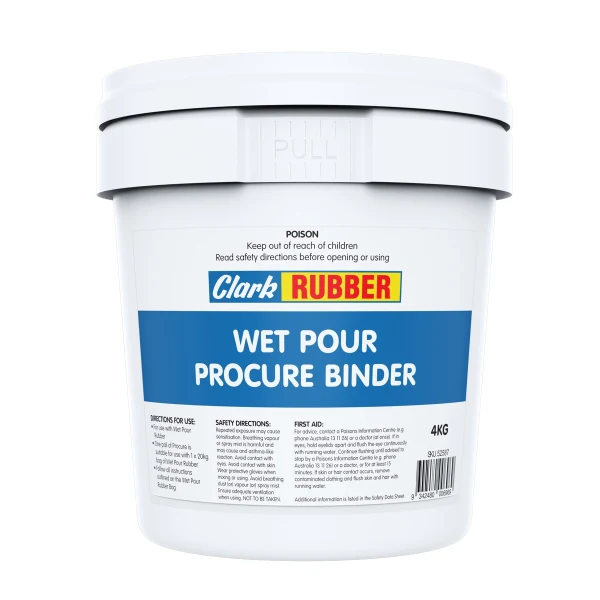 Clark Rubber Wet Pour Procure Rubber Binder