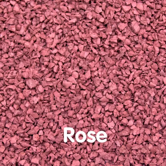 Wet Pour Recycled Rubber Coloured 20kg Rose
