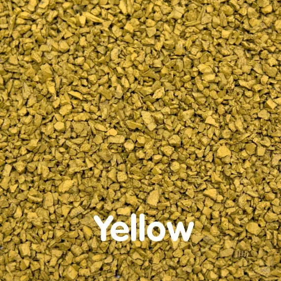 Wet Pour Recycled Rubber Coloured 20kg Yellow