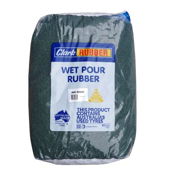 Wet Pour Recycled Rubber Coloured 20kg Yellow