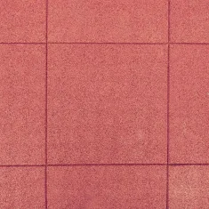 Recycled Rubber Patio Tile 1m x 1m Terracotta