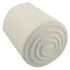 Rubber Chair Tip - White 16mm