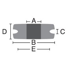 Thick Wiring Grommet InnerDia22mm OuterDia38mm
