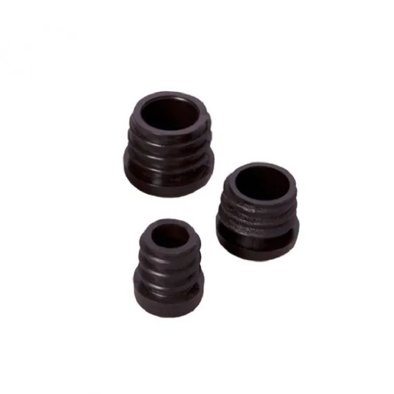 Round Plastic Internal Chair Tip - Black Suits Hole Size 34-36mm