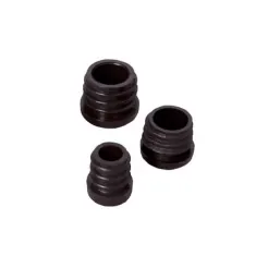Round Plastic Internal Chair Tip - Black Suits Hole Size 9-11mm