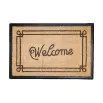 Clark Rubber Large Coir Brush Mat - Welcome Print