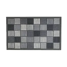 Clark Rubber Scrape N' Sorb Mat Large Grey Squares