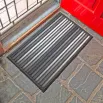 Clark Rubber Scrape N' Sorb Mat Medium Grey Stripe