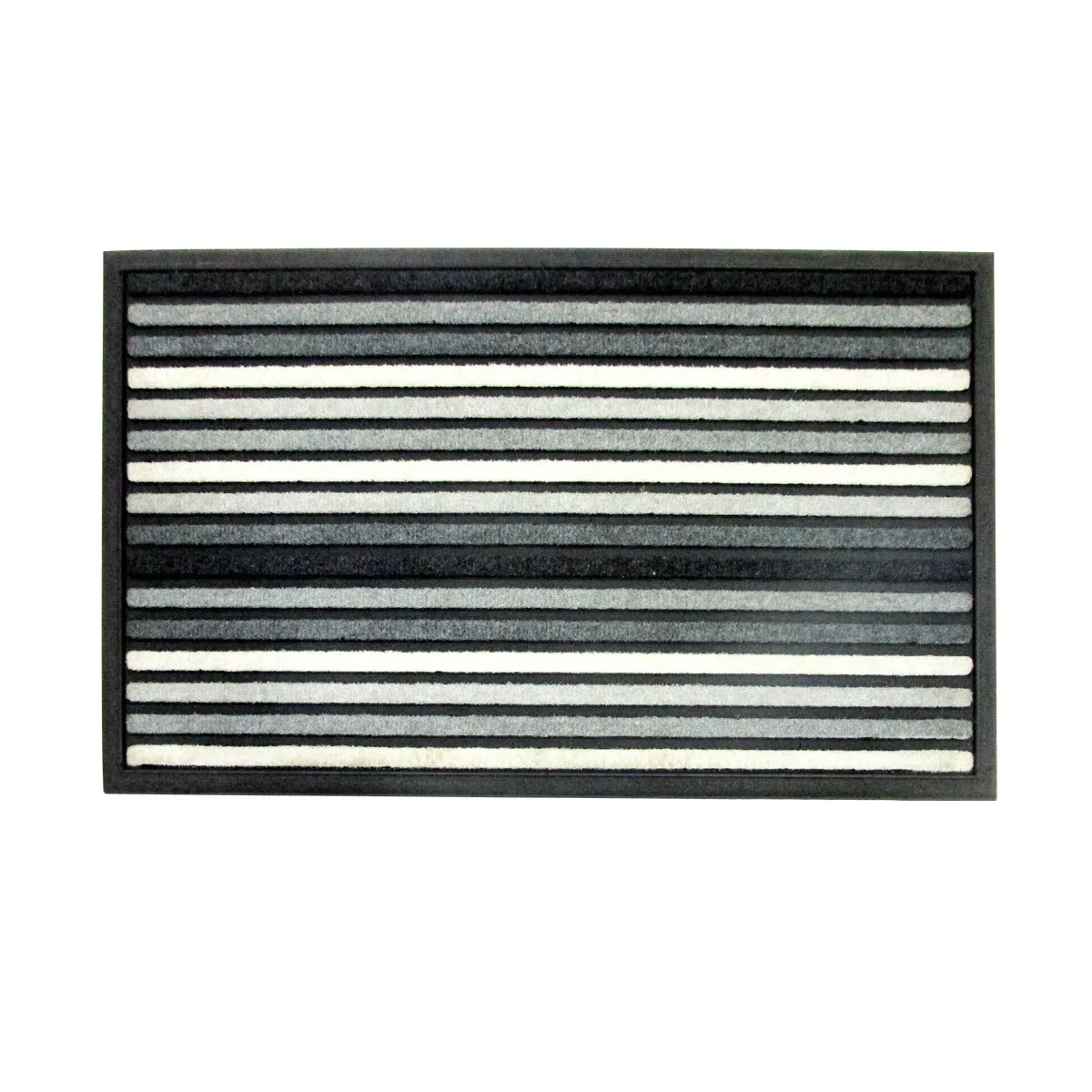 Clark Rubber Scrape N' Sorb Mat XL Grey Stripe