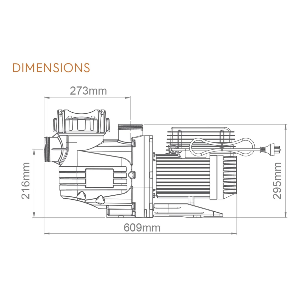 AstralPool CTX500C - 2.0HP Pool Pump