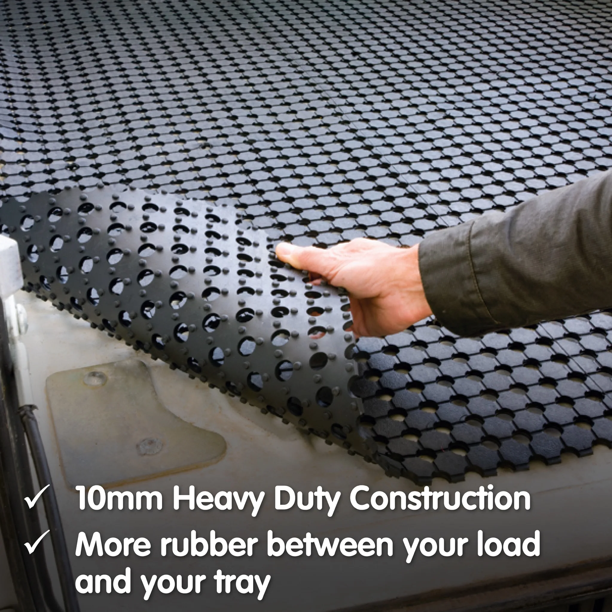 Heavy Duty Rubber Ute Matting - 1830mm Wide