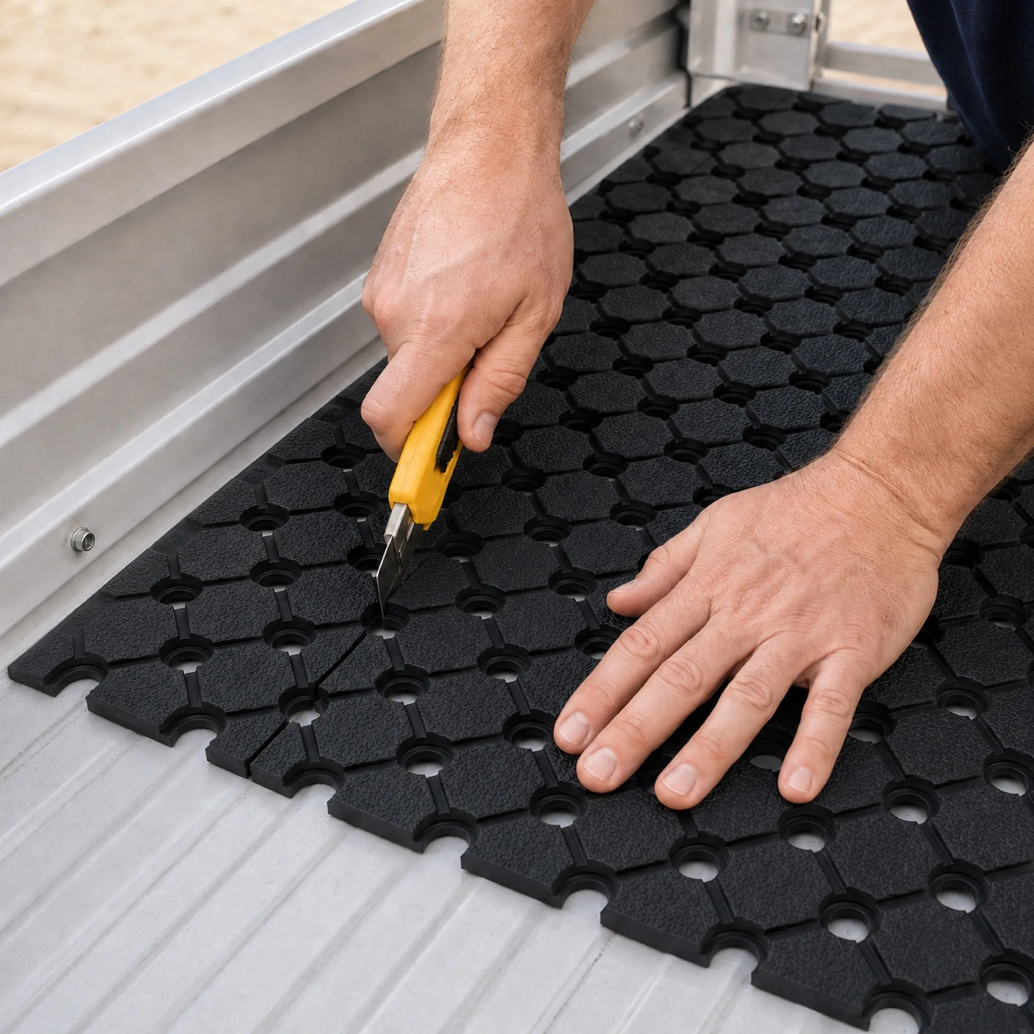 Heavy Duty Rubber Ute Matting - 1830mm Wide