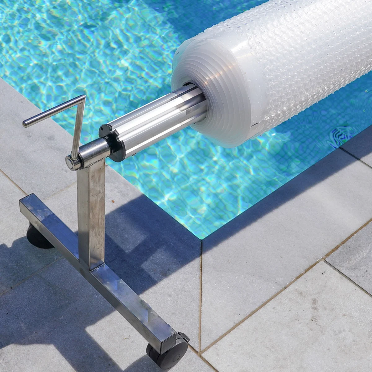 ABGAL Pegasus Stainless Steel Roller Reel - HSTR with 100mm Tube Suit Max Cover Size 4.3m wide