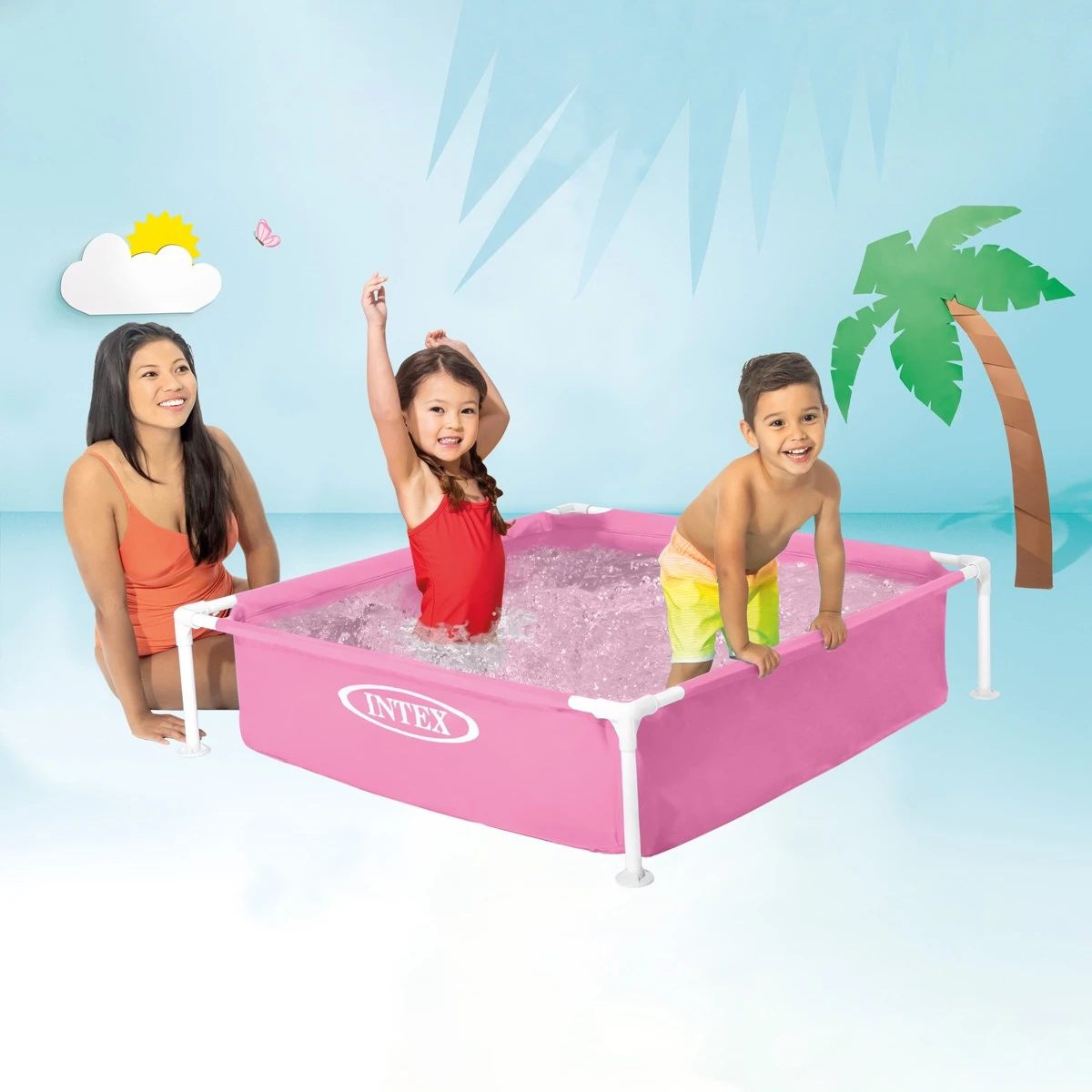 Intex Mini Frame Pool Pink