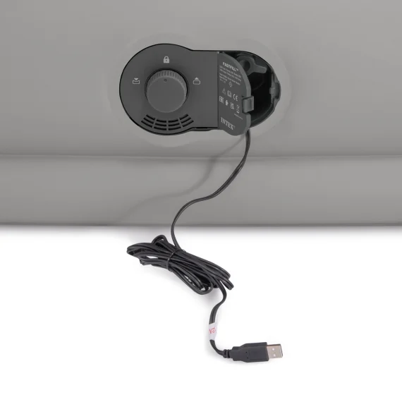 Intex Dura-Beam Prestige Airbed with Fastfill USB Pump Twin