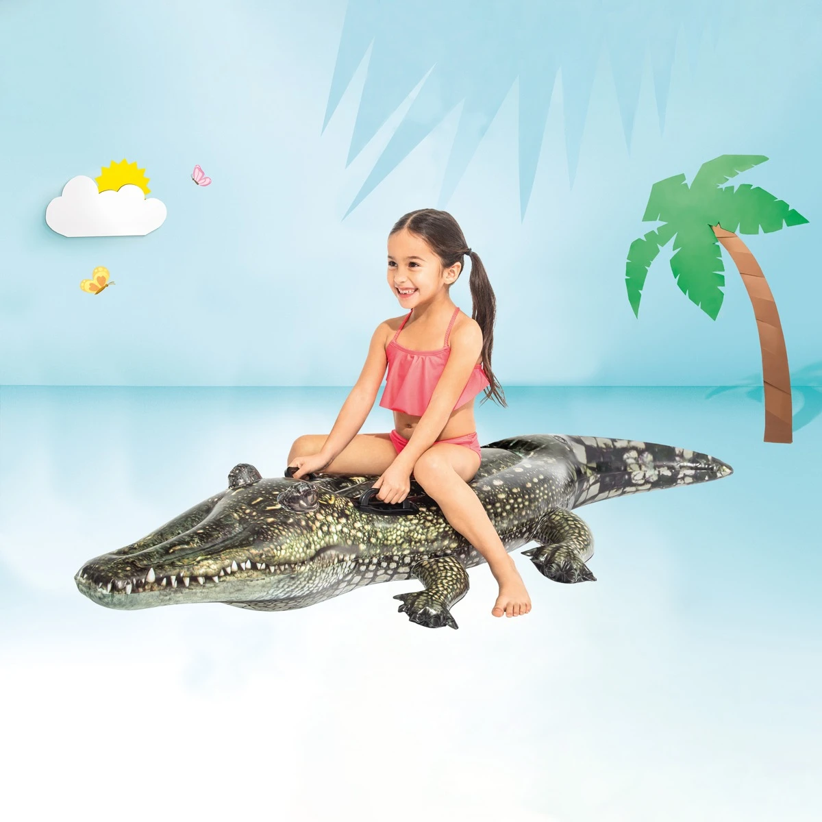 Intex Realistic Gator Ride On