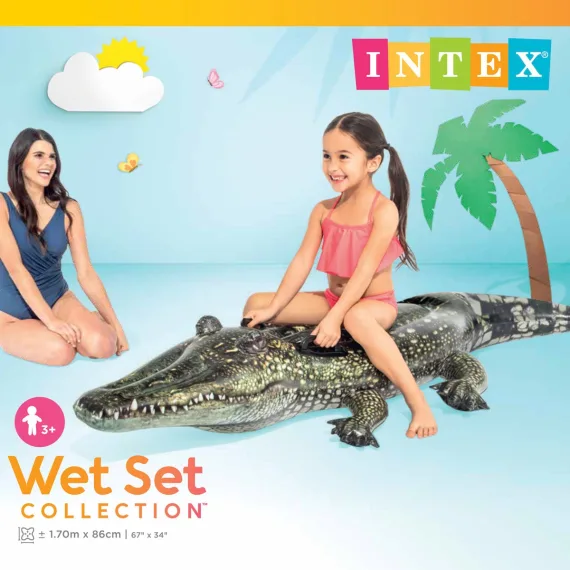 Intex Realistic Gator Ride On