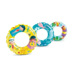 Intex Transparent Swim Ring Assorted