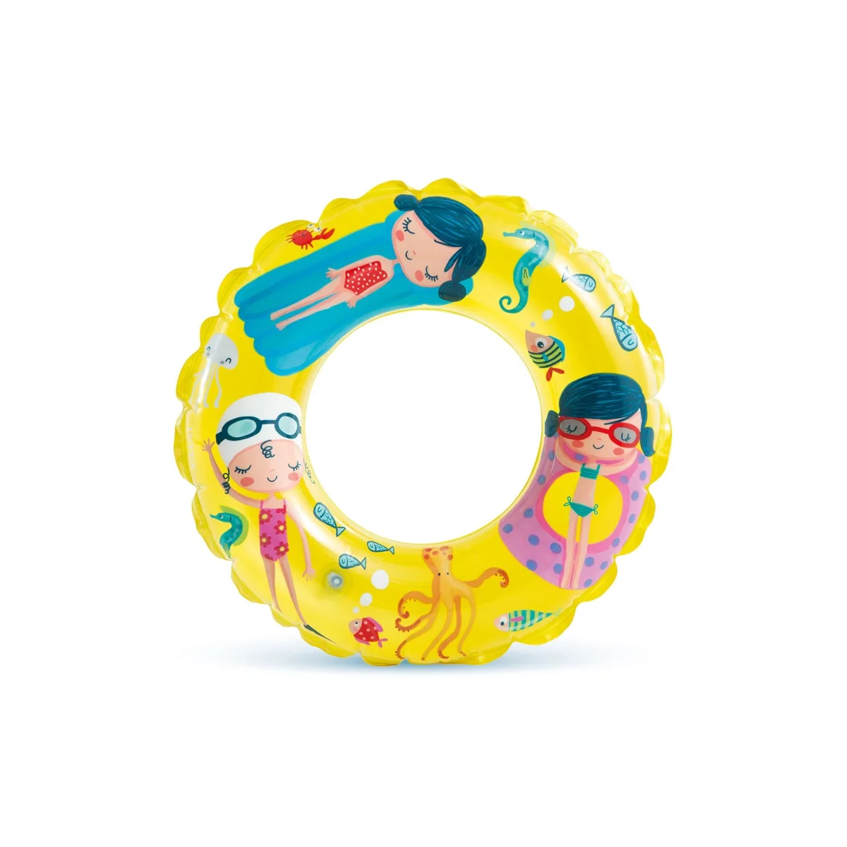 Intex Transparent Swim Ring Assorted