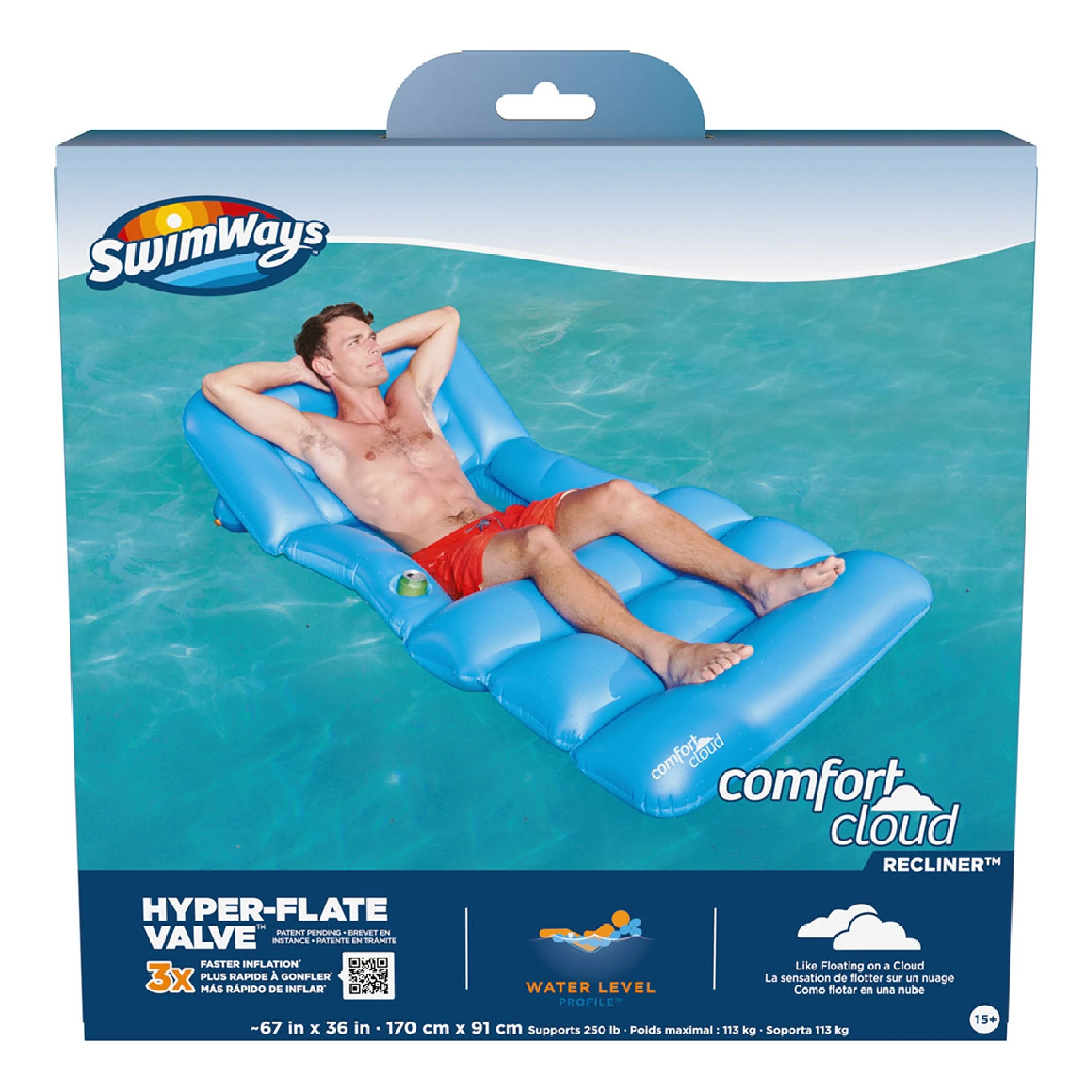 Swimways Comfort Cloud Recliner Lounge
