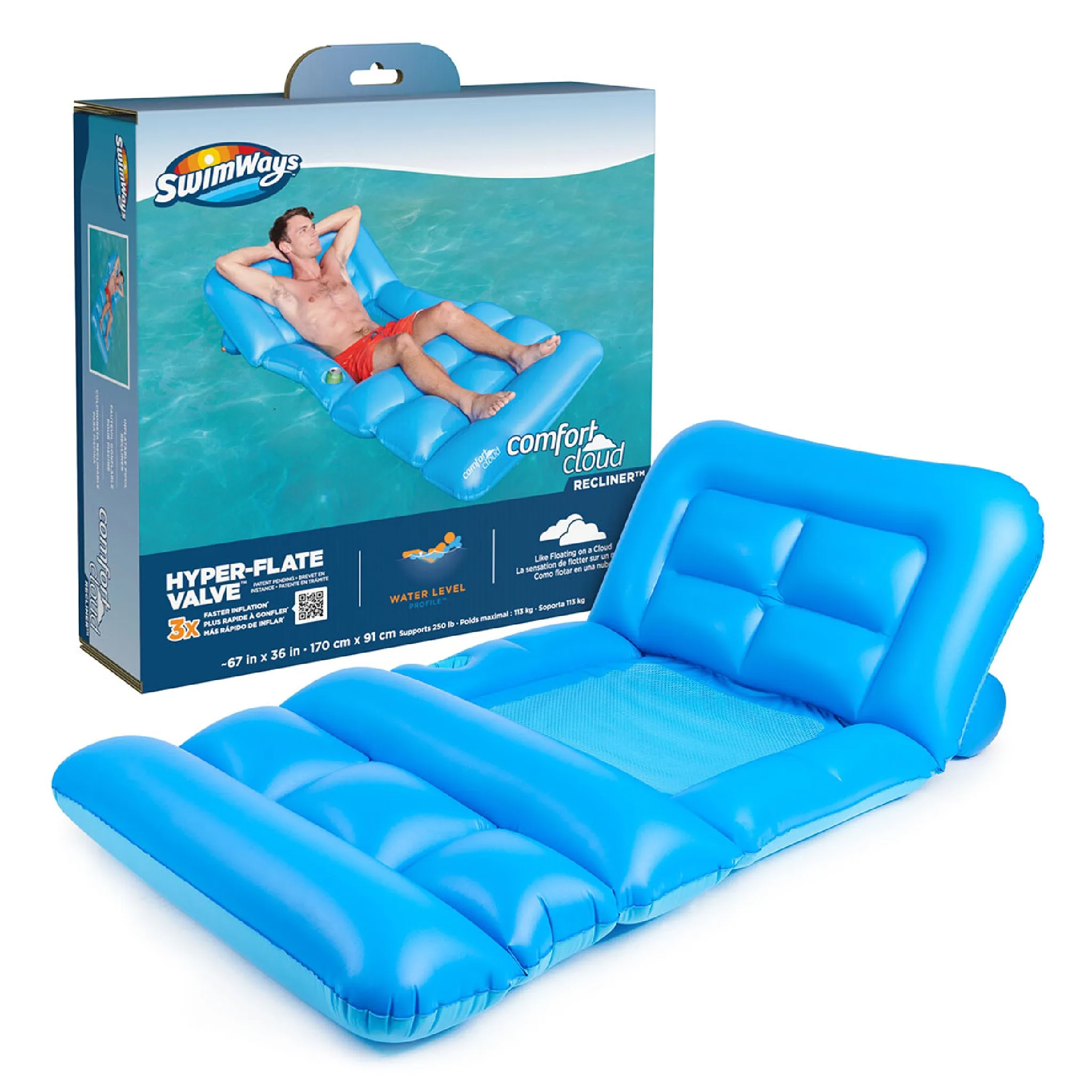 Swimways Comfort Cloud Recliner Lounge