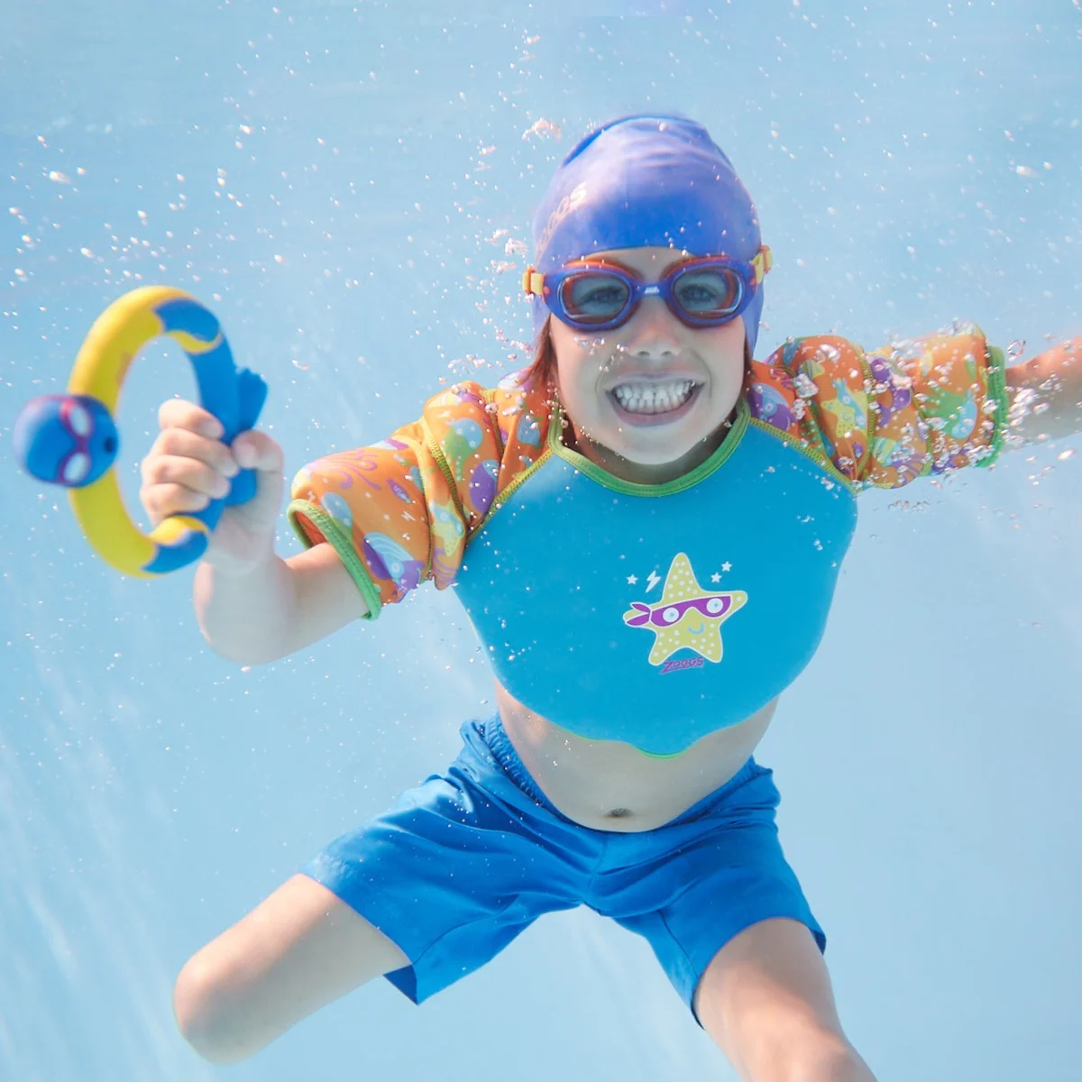 Zoggs Super Star Water Wings Vest 1-2 years