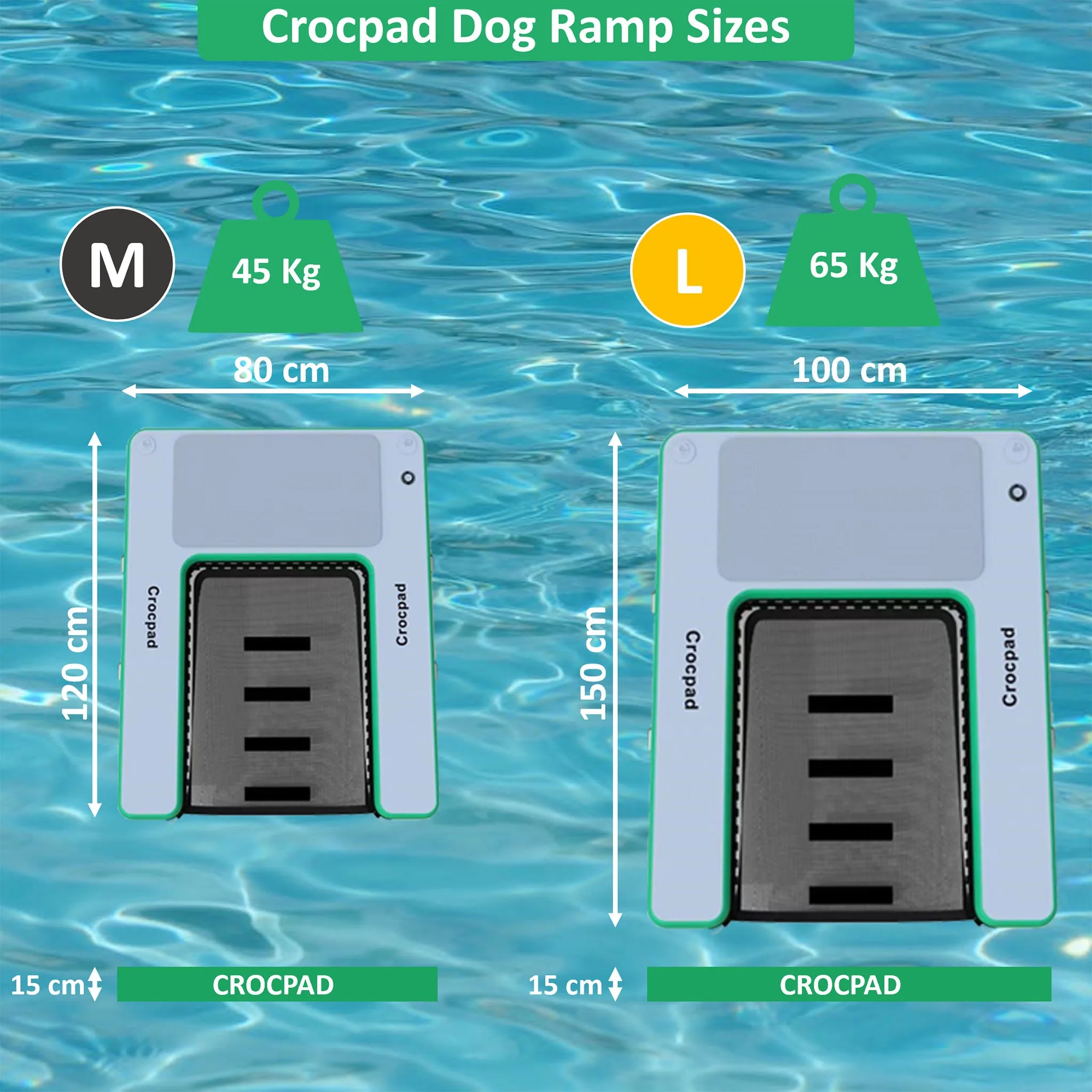 Crocpad Inflatable Dog Ramps Medium