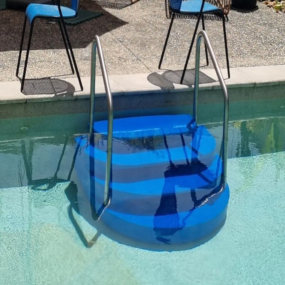 AquaStairs for Modular Pools Blue