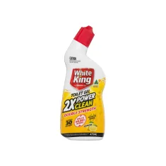 White King Double Strength Toilet Gel Lemon 475ml