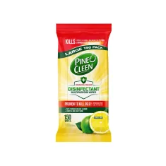 Pine O Cleen Disinfectant Multipurpose Wipes Lemon Lime 150pk