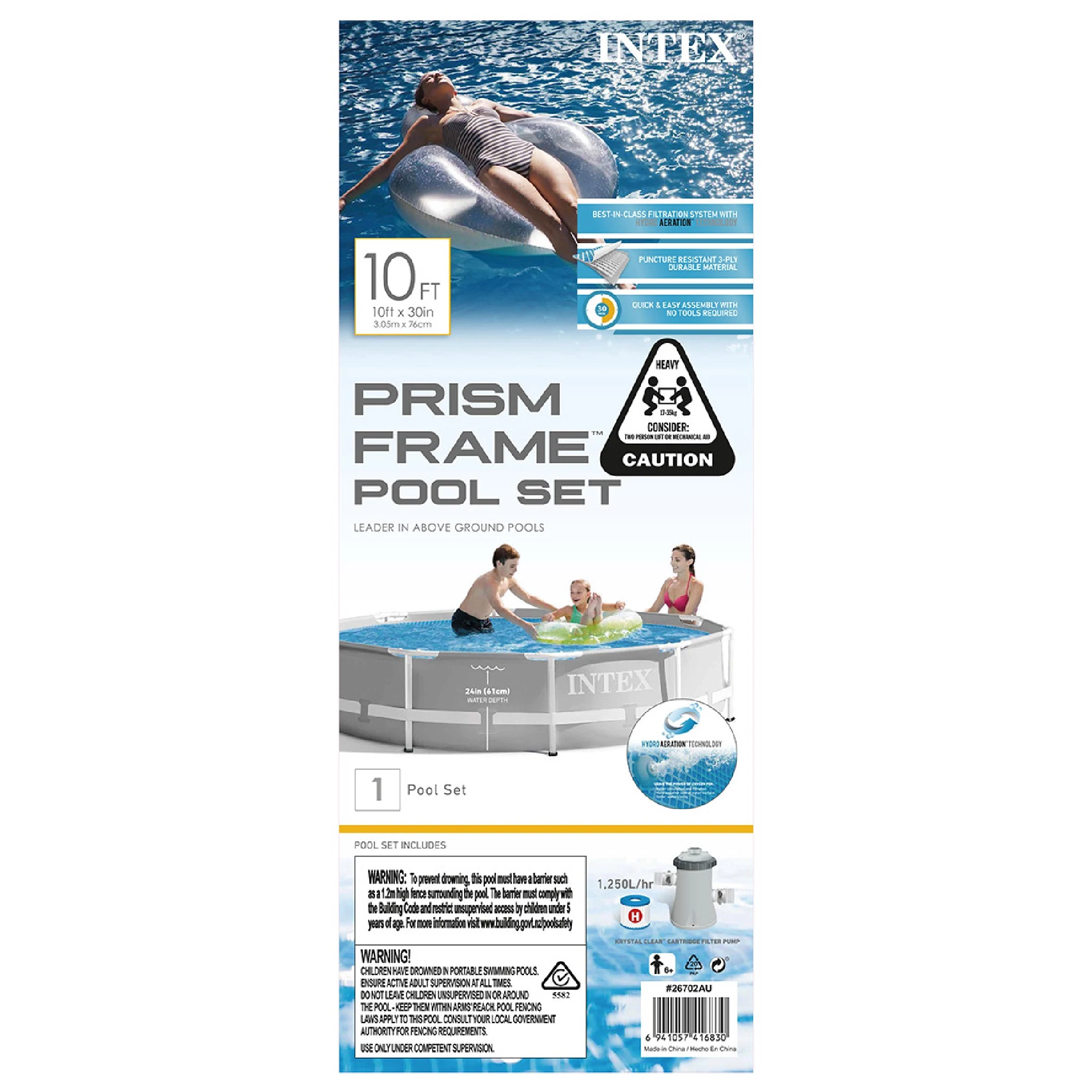 Intex Prism Frame Pool Round 10ft with $20 In Store Credit Coupon
