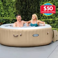 Intex Purespa Bubble Massage Spa with $50 In Store Credit Coupon