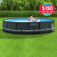 Intex Ultra XTR Frame Pool Round 16ft with $150 In Store Credit Coupon