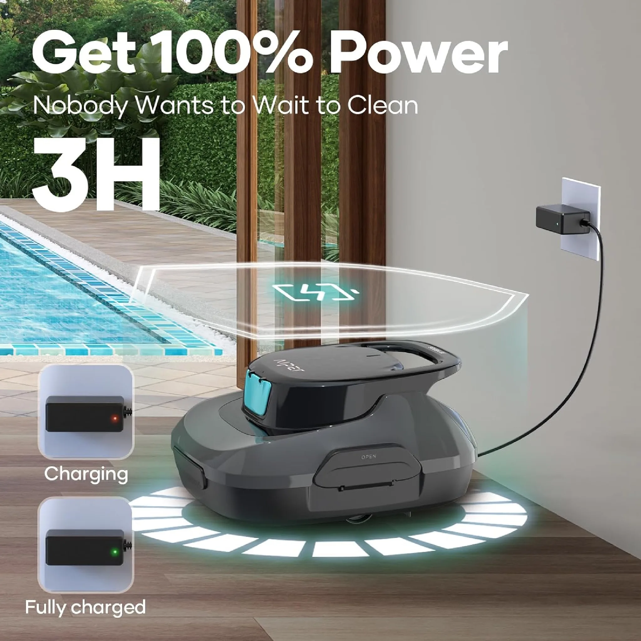 Aiper Scuba SE Cordless Robotic Portable Pool Cleaner