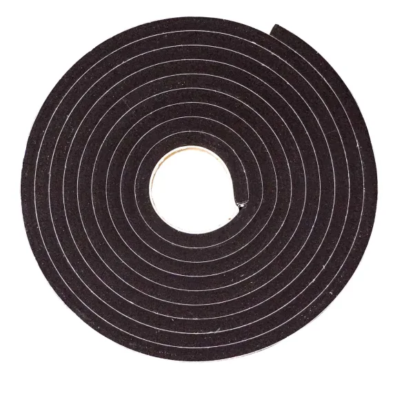Neoprene (CR) self adhesive tape 12mm Black 18mm x 12mm