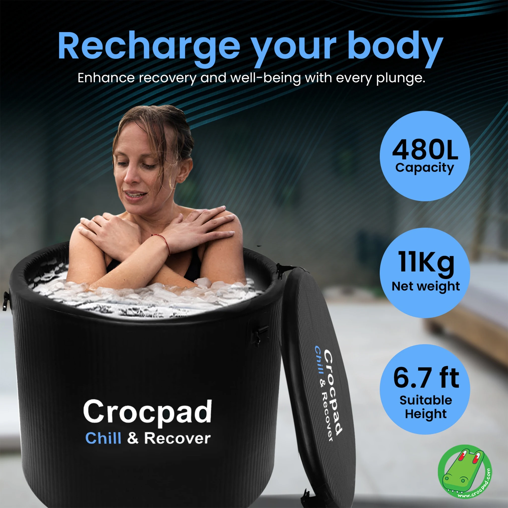 Crocpad Inflatable Pro Ice Pod