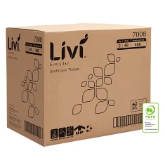 Livi Everyday Basics Toilet Tissue 2 Ply 400 Sheets 48pk