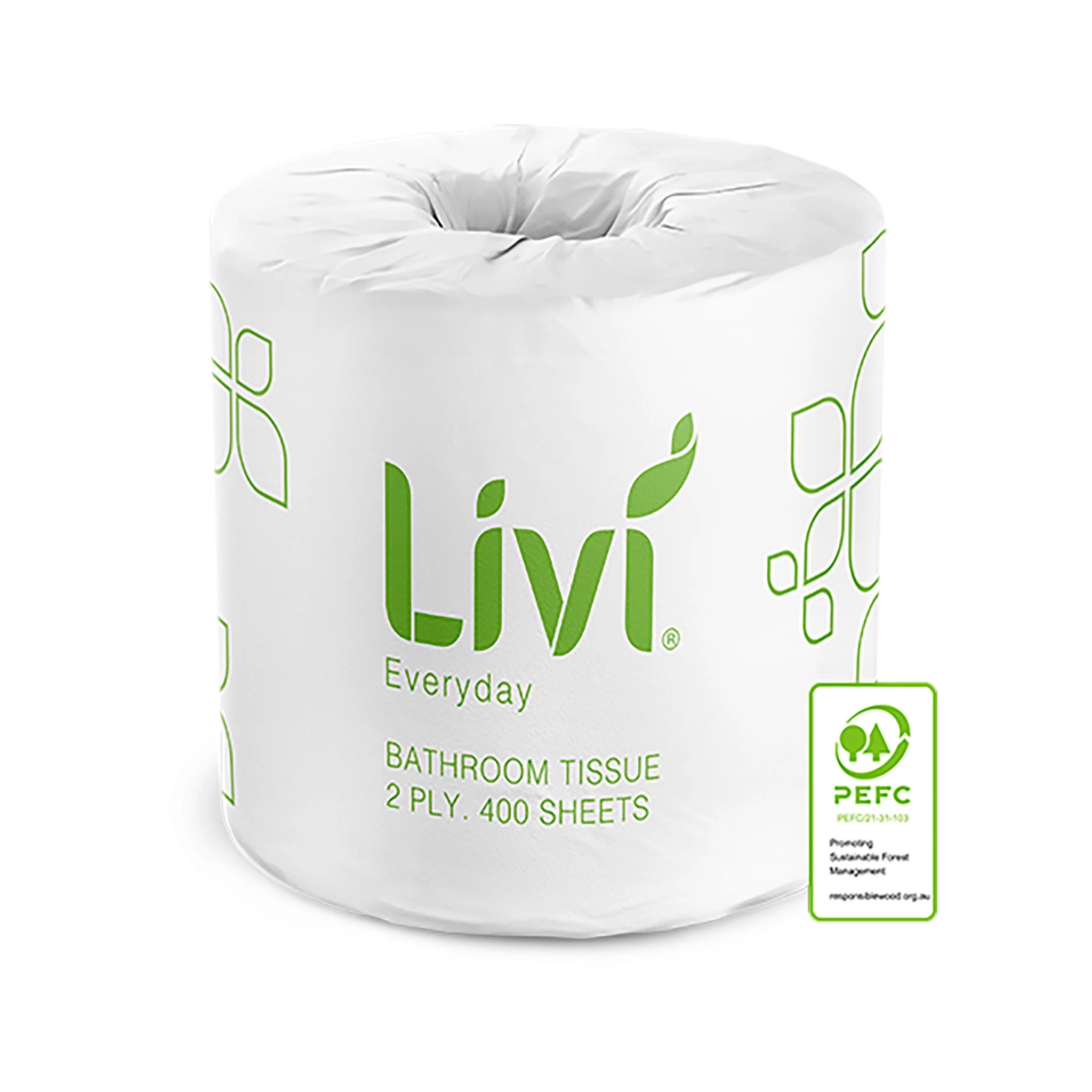 Livi Everyday Basics Toilet Tissue 2 Ply 400 Sheets 48pk