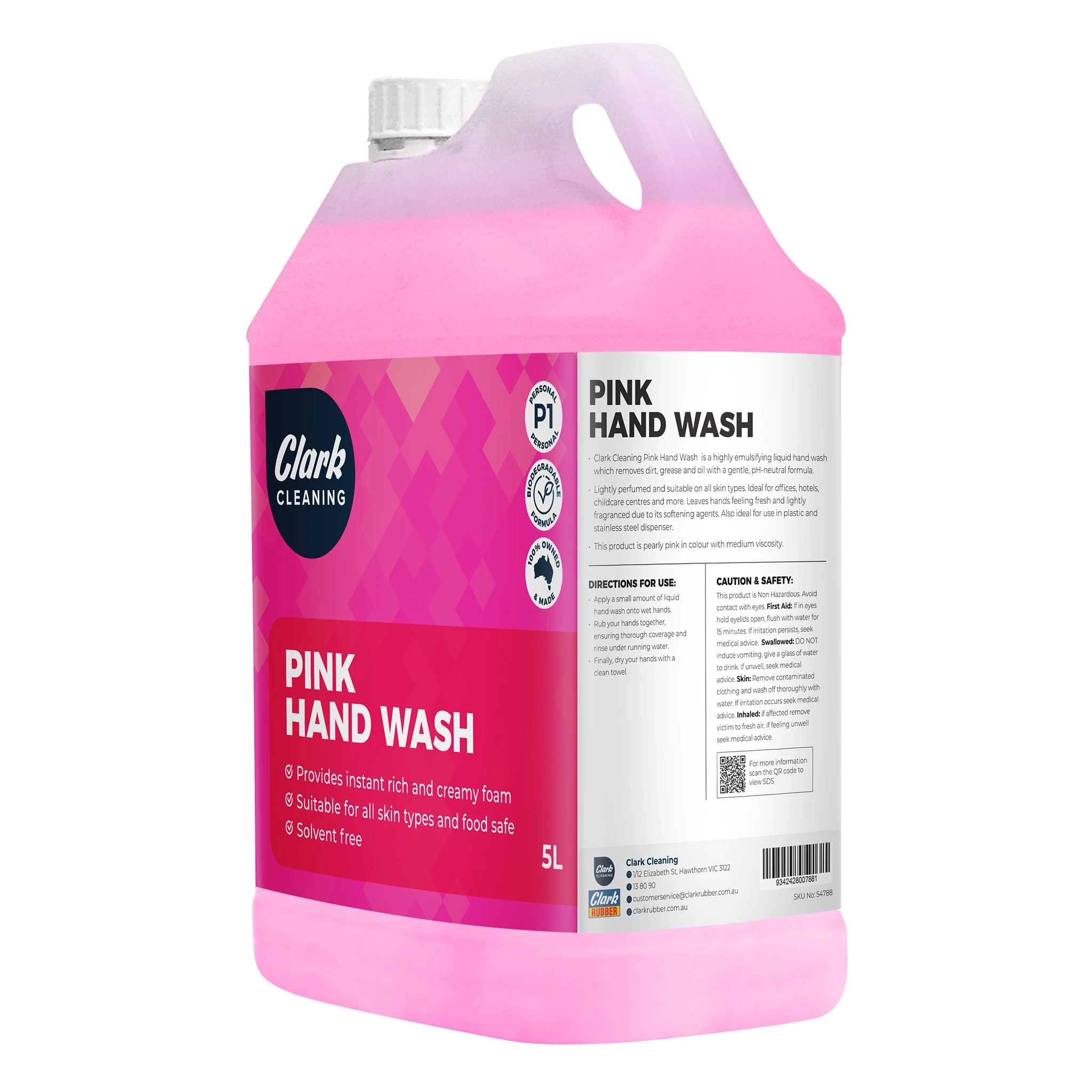 Clark Cleaning Pink Hand Wash 5L