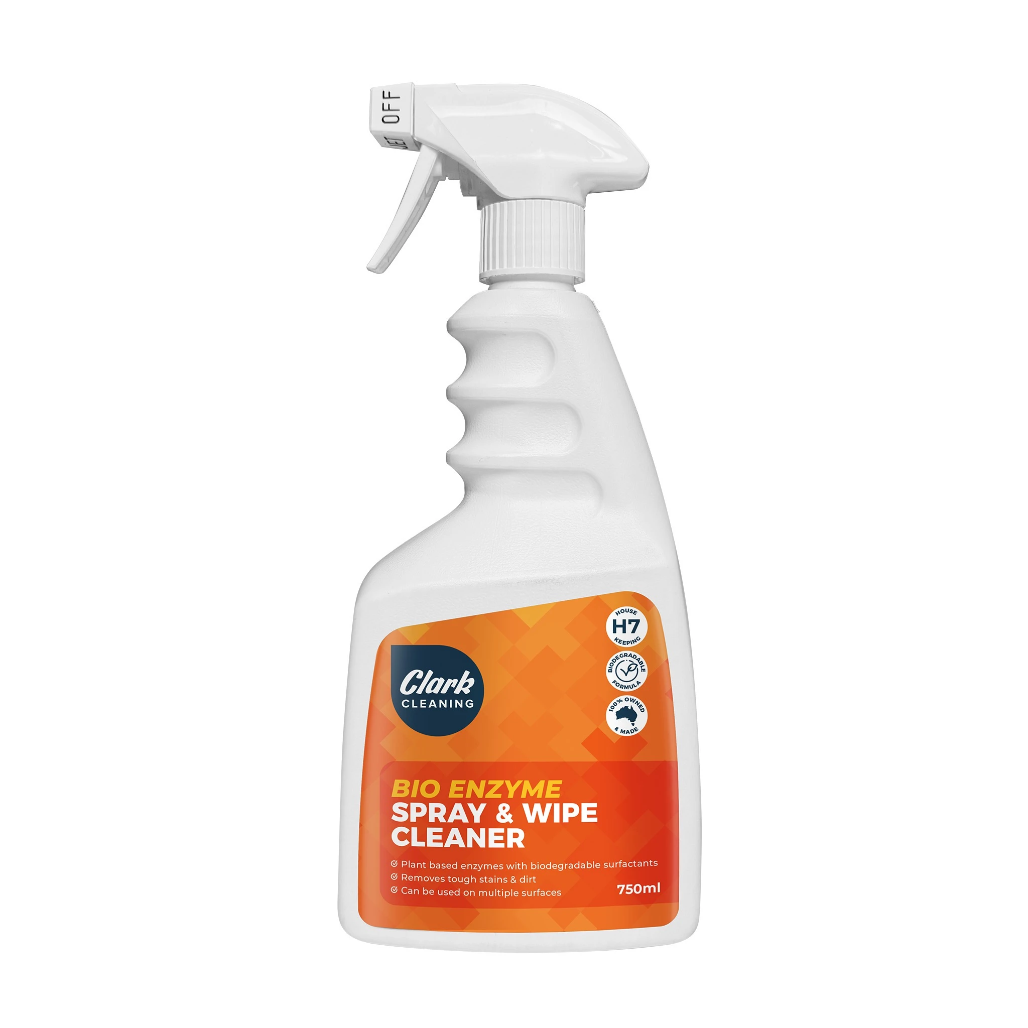 Clark Cleaning Bio Enzyme Spray and Wipe Cleaner 750ml